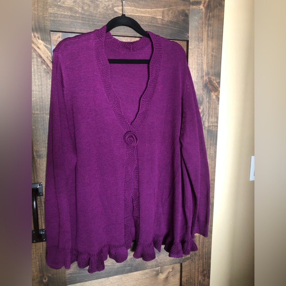 Soft mid weight knit cardigan sweater by BloomChic